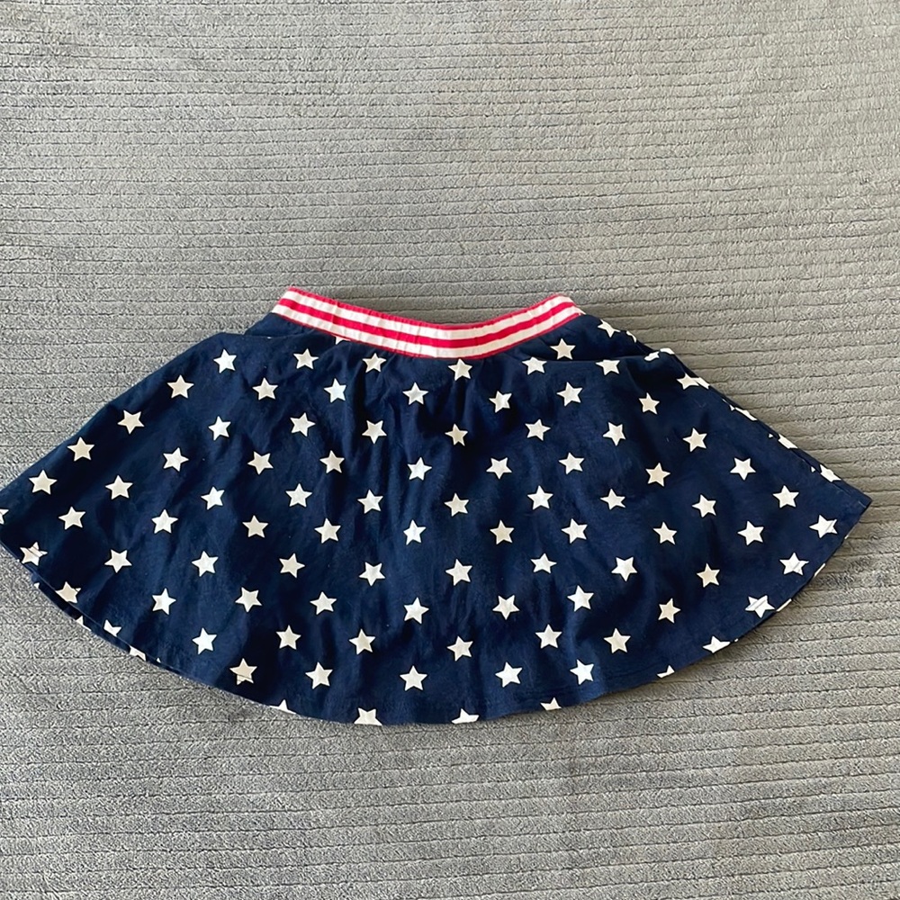Girls 5T Patriotic Stars & Stripes “Skort”
